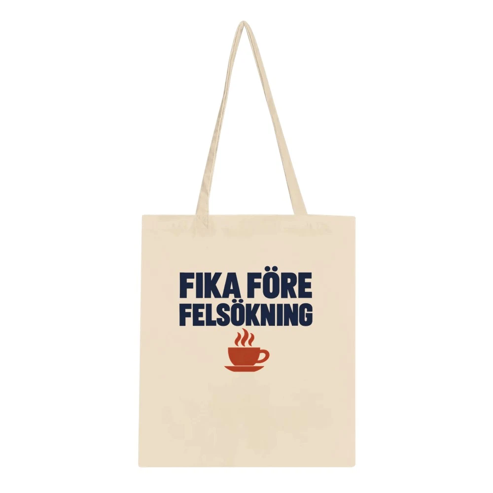 Tygkasse – Fika före felsökning, natur