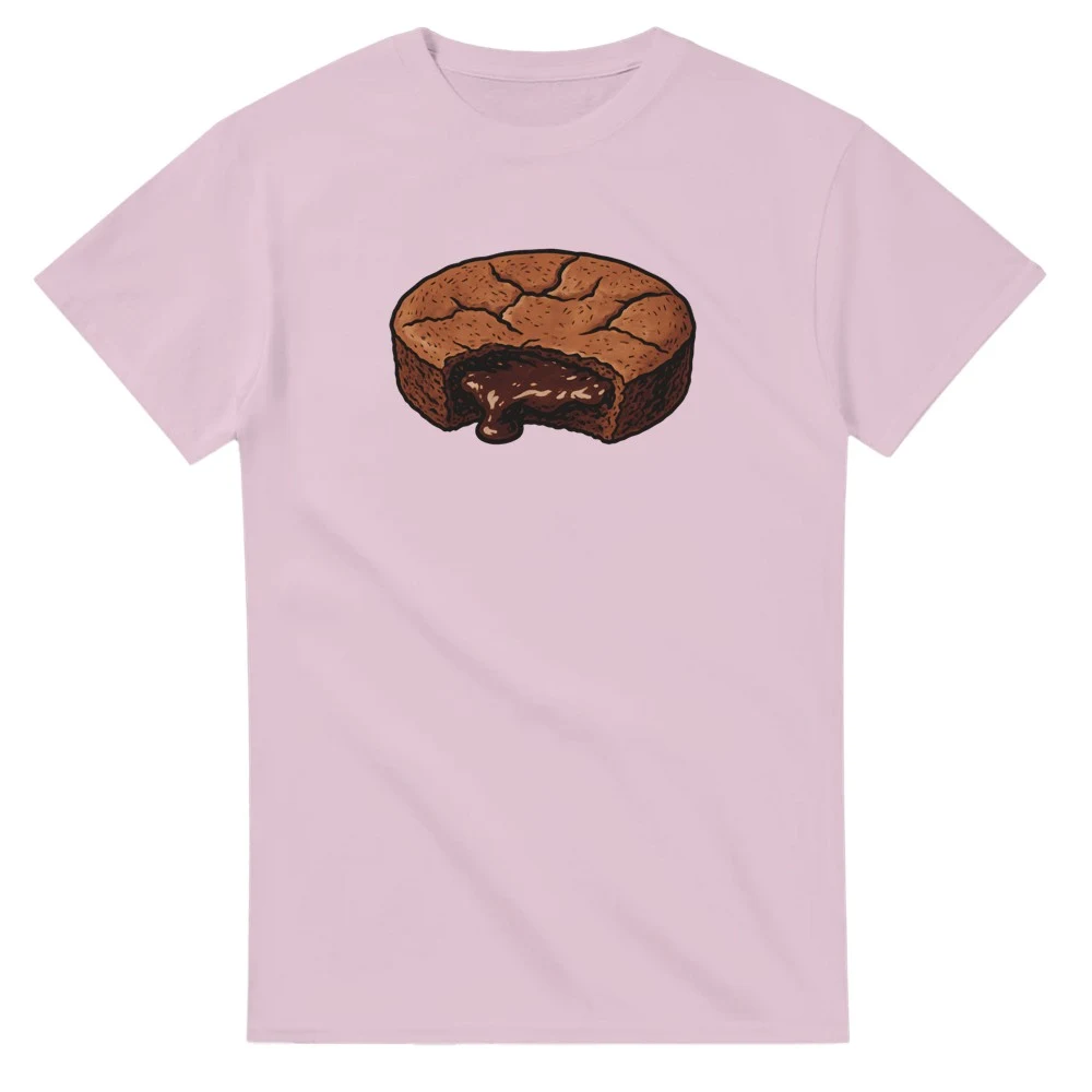 T-shirt chokladkaka, ljusrosa