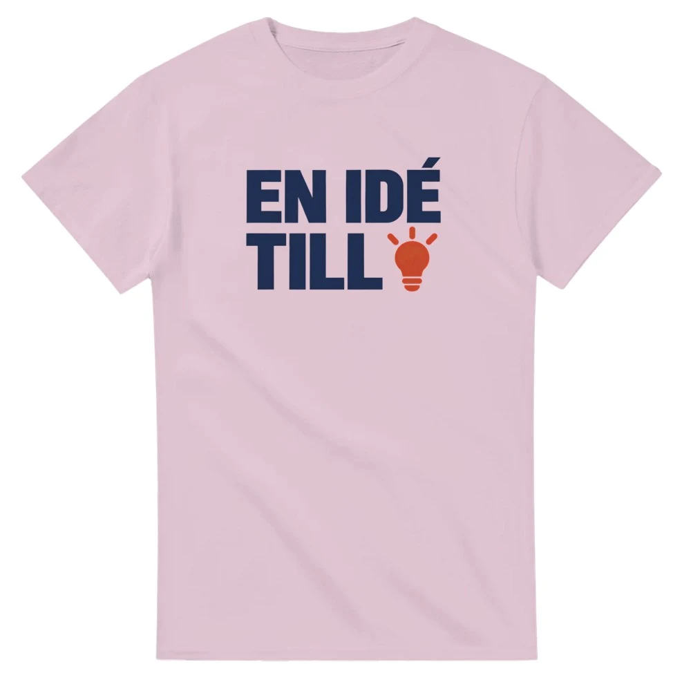 T-shirt – En idé till, ljusrosa